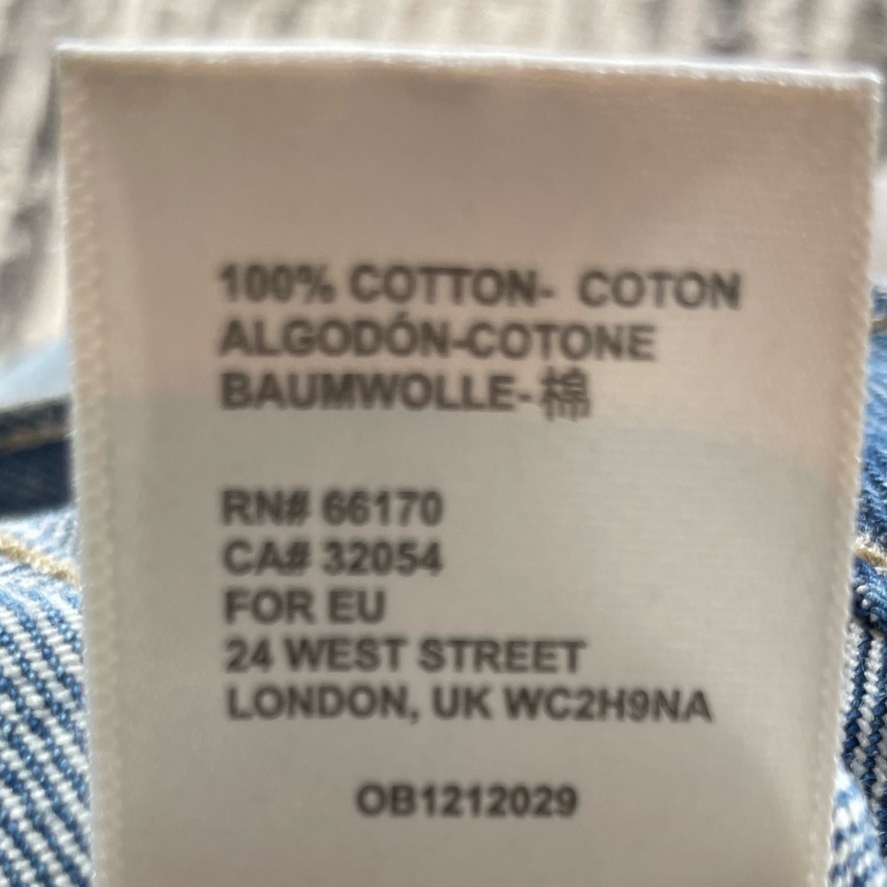 BDG Midrise Bootcut Leg Slit Blue Distressed Cotton Jean Size 27 - Picture 10 of 10
